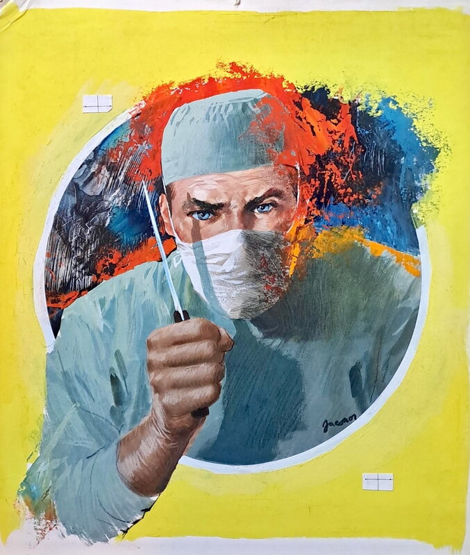 En vente - Il Giallo Mondadori par Carlo Jacono - Illustration originale