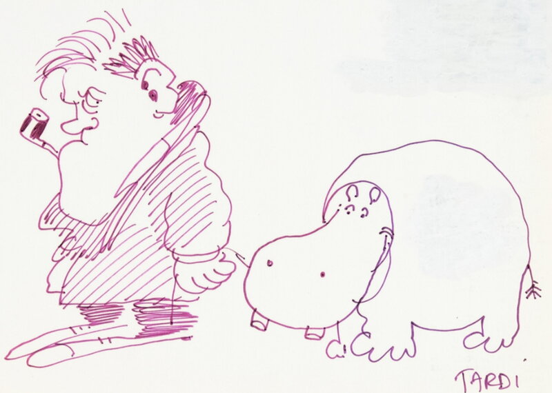 Jacques Tardi Nestor Burma et son Hippopotame - Dédicace