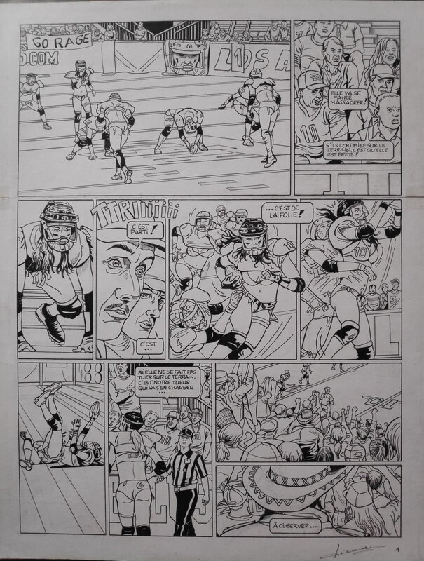 Viviane Nicaise, Planche non publiée de Loranne ?? - Planche originale