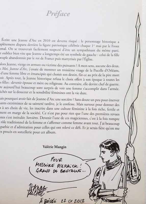 MOI, JEANNE D'ARC par Jeanne Puchol - Dédicace