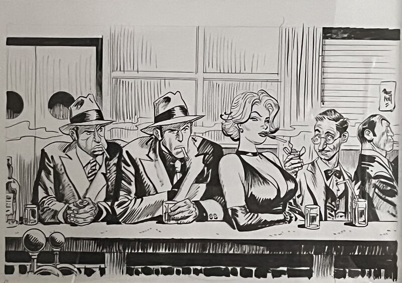 Torpedo and friends par Jordi Bernet - Planche originale