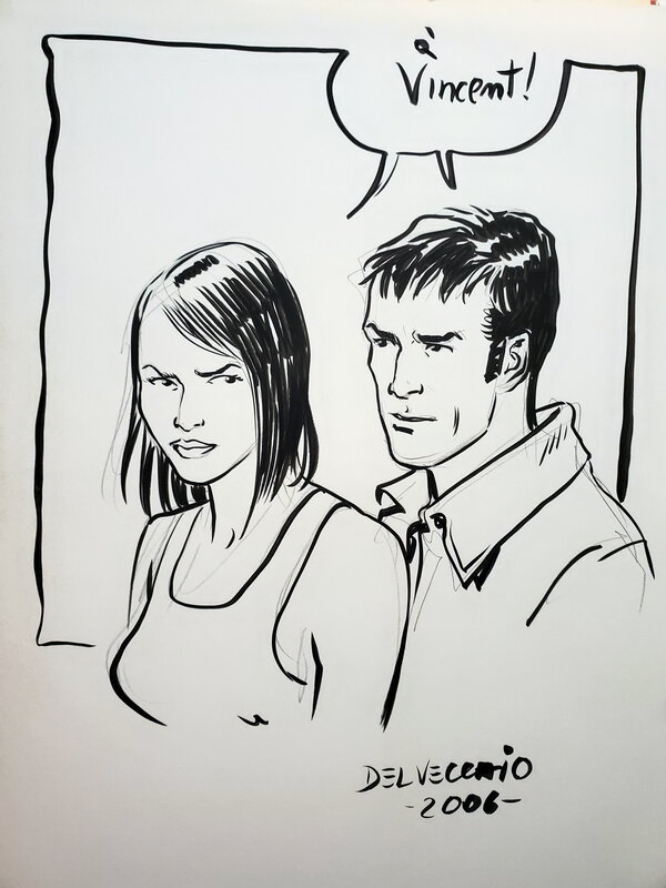 Pasquale Del Vecchio, RUSSEL CHASE   T1 LE LOUPS DE TASMANIE - Sketch