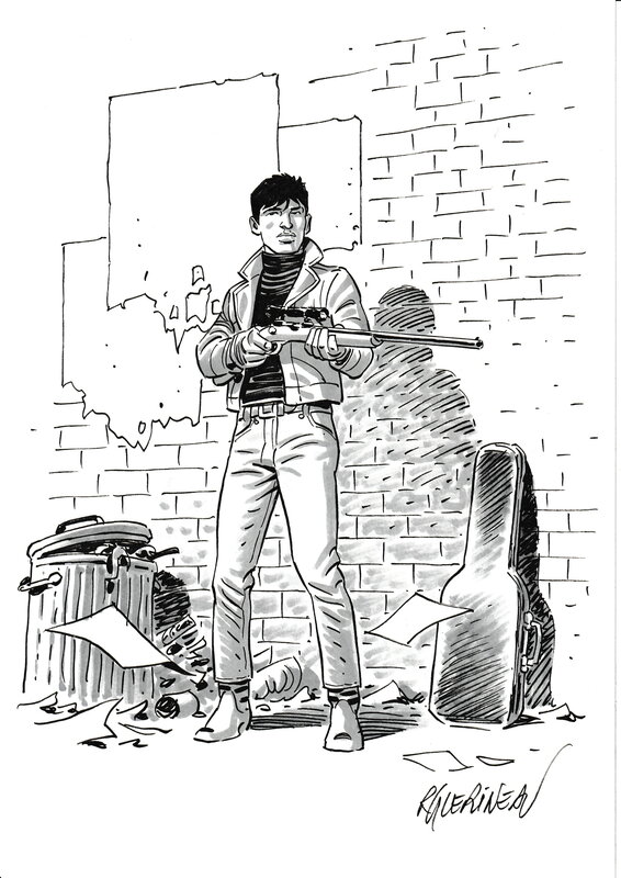 Richard Guérineau, Steve Rowland XIII Mystery - Illustration originale