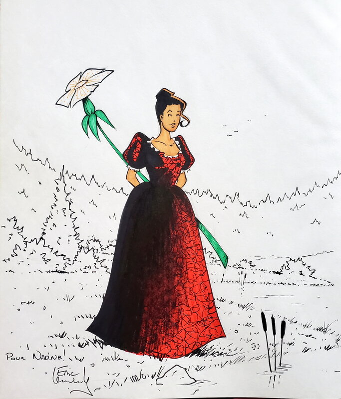 Eric Lenaerts, VALCOURT   T1 LE GOÛT DE L'ABSINTHE - Dédicace