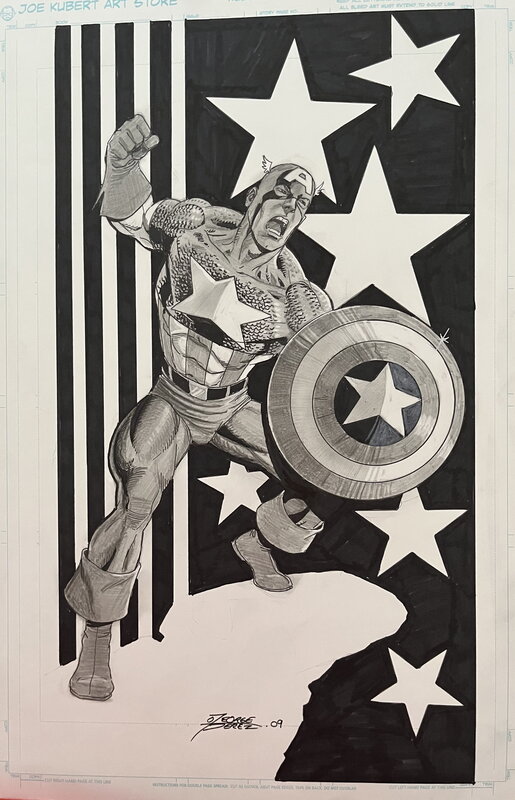 Captain America by George Perez - Comic Strip