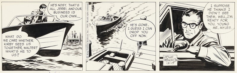 John Prentice, Rip Kirby - 17 Décembre 1969 - Comic Strip