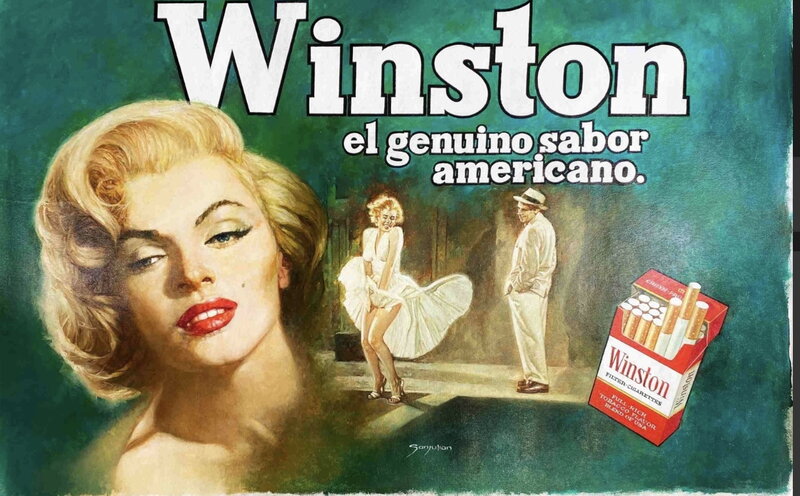 Manuel Sanjulián, Winston cartel publicitario - Planche originale