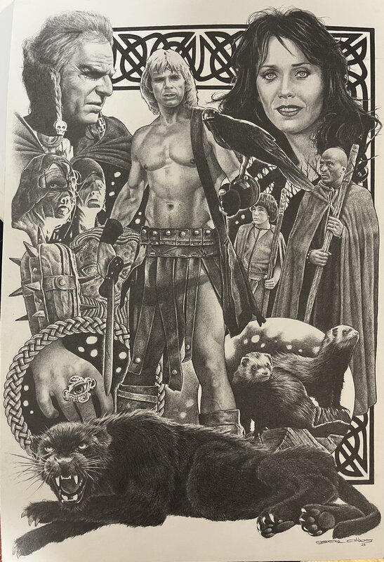 The Beastmaster par Oscar Calibos - Planche originale