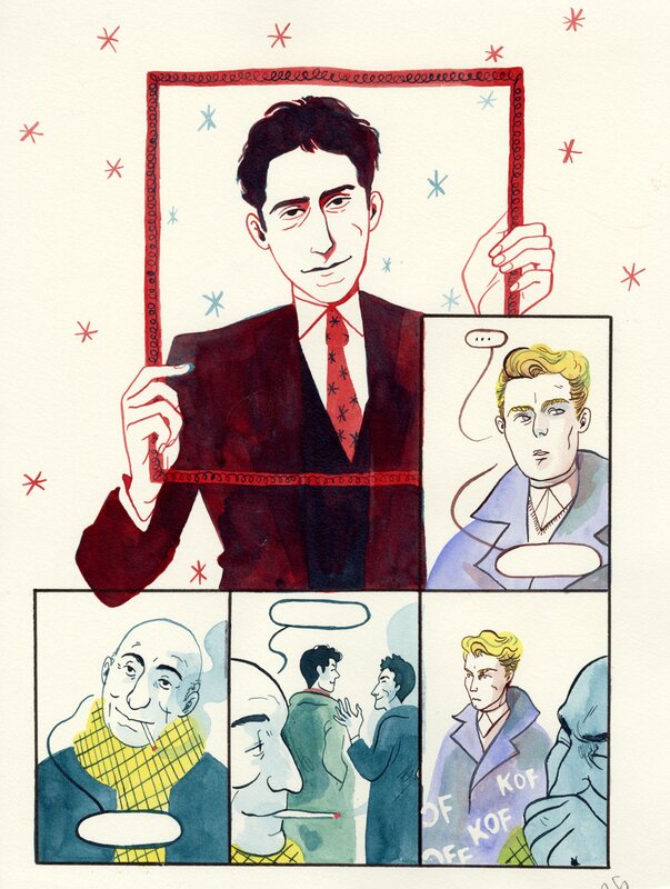 For sale - Maurane Mazars, Jean Cocteau & Jean Marais – Planche originale 25 - Comic Strip