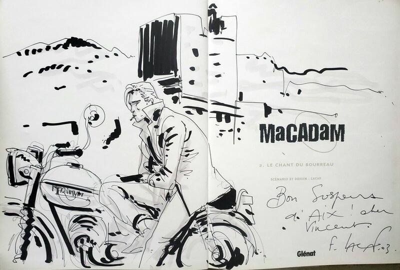 Fabien Lacaf, MACADAM   T2 LE CHANT DU BOURREAU - Dédicace