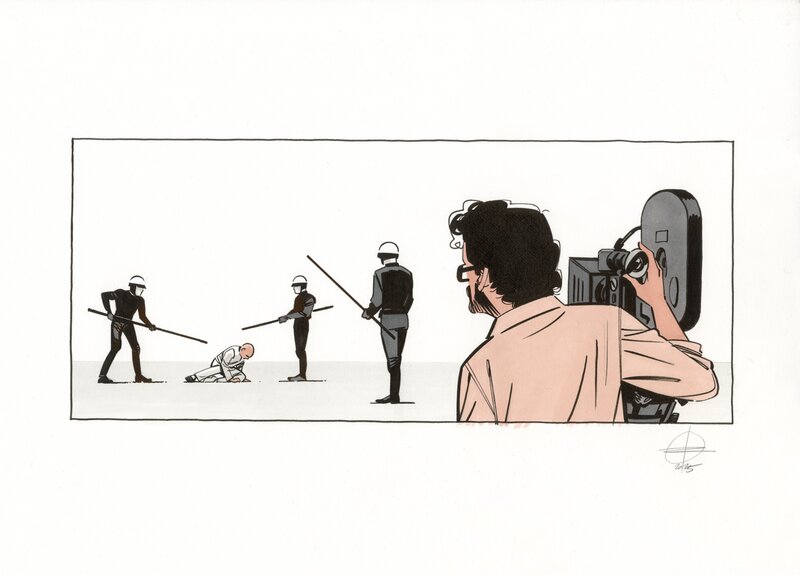 For sale - Renaud Roche, Les Guerres de Lucas – Dessin original – R06 - Original Illustration