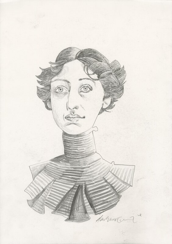 En vente - Dave McKean, Raptor – Dessin original inédit 57 - Illustration originale