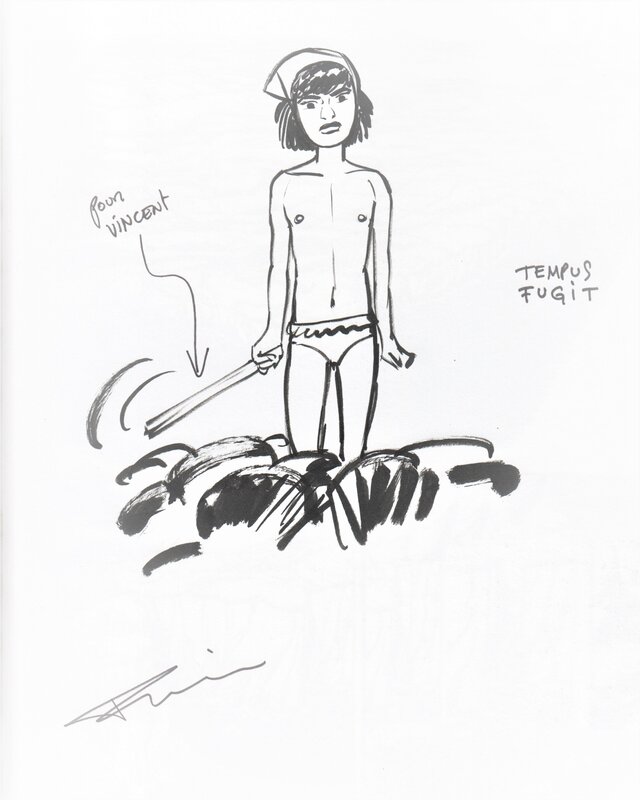 Chateau de sable par Frederik Peeters - Dédicace