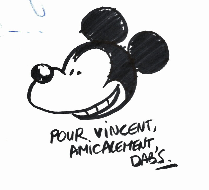 Mickey all stars par Dab's - Dédicace