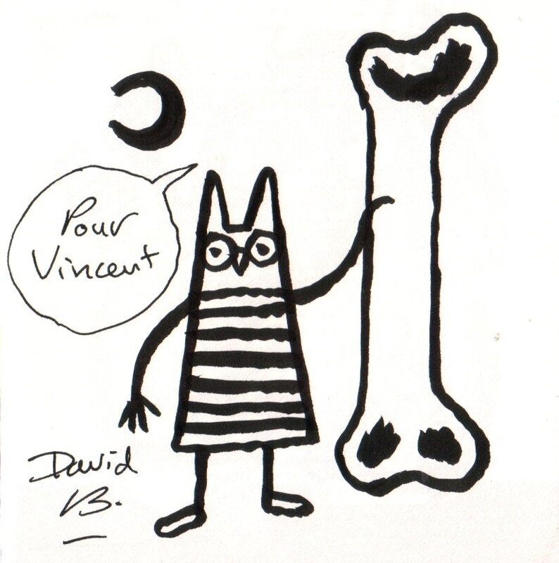 David B., Maman a des problemes - Dédicace