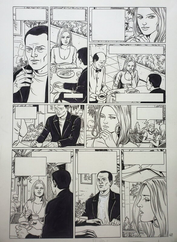 DISPARITIONS par Ersel - Planche originale