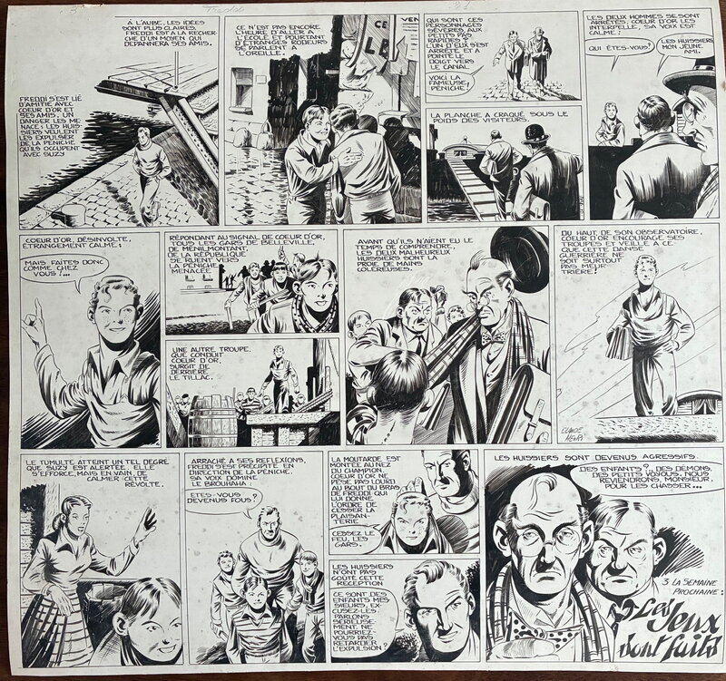 Claude-Henri Juillard, 1949 - Hourrah Freddi ! - Comic Strip