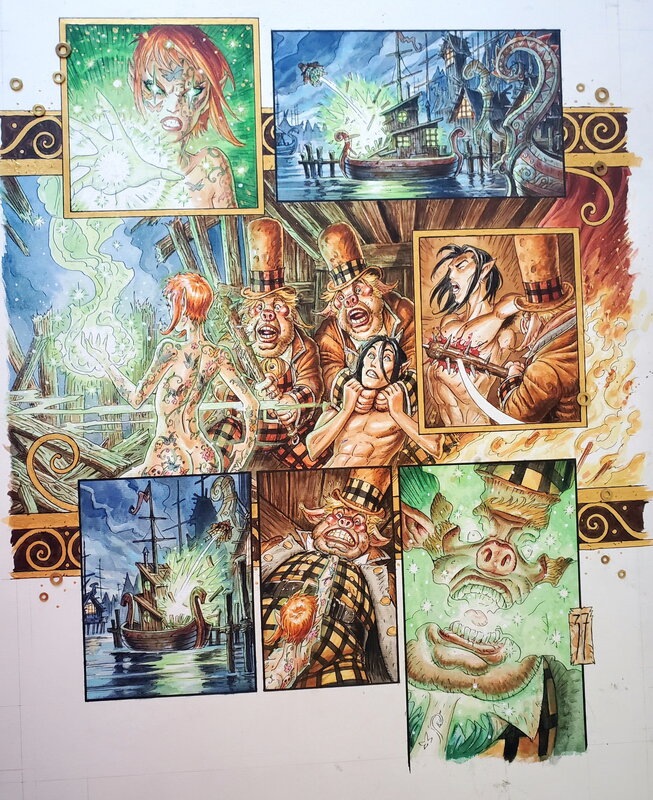 Olivier Ledroit, WIKA    T1 ET LA FUREUR D'OBERON - Comic Strip