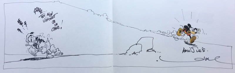 Mickey vu par by Régis Loisel - Sketch