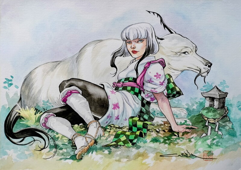 Izunas by Carita Lupattelli - Original Illustration