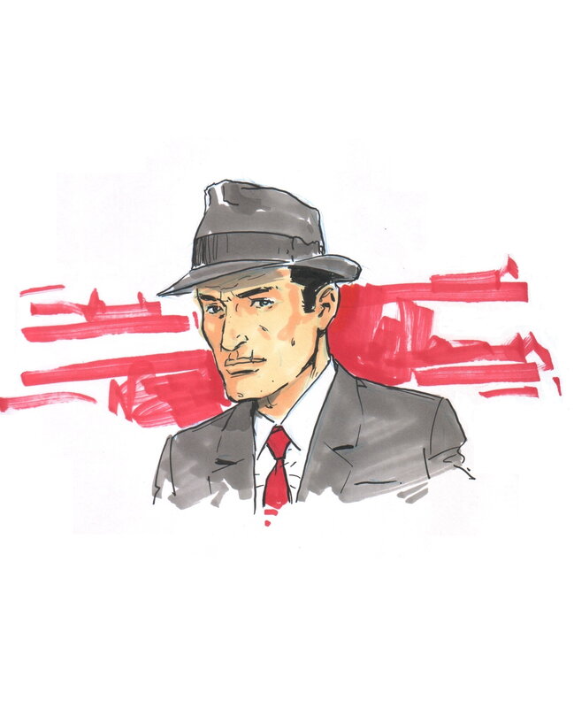 Miss Octobre par Alain Queireix - Dédicace