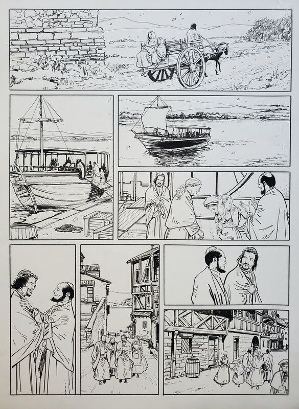 Luca Raimondo, LE KABBALISTE DE PRAGUE   T2 - Planche originale