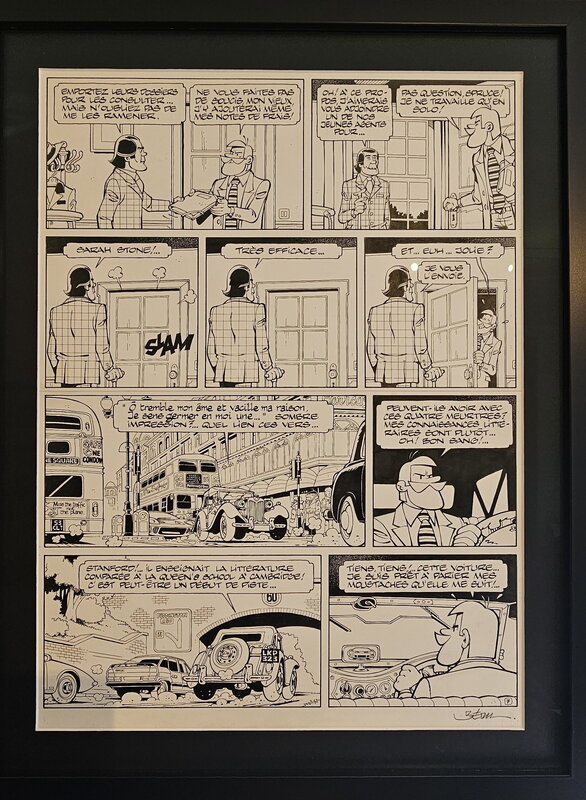 Bédu, CLIFTON - MORTELLE SAISON - Planche originale