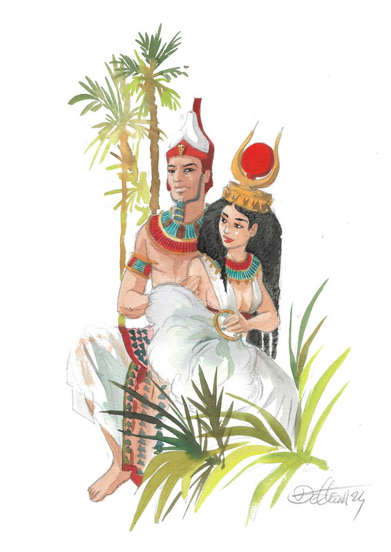 Le roi de paille par Isabelle Dethan - Illustration originale