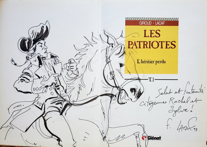 Fabien Lacaf, LES PATRIOTES   T1 L'HERITIER - Dédicace