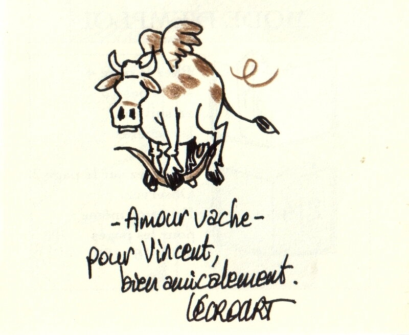 Pervenche et Victor par Étienne Lécroart - Dédicace