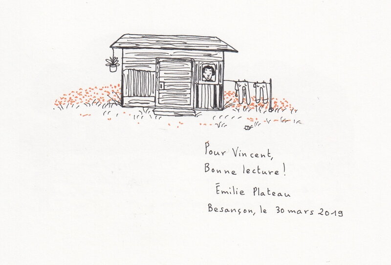 Noire par émilie Plateau - Dédicace