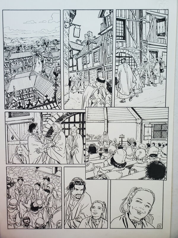 Luca Raimondo, LE KABBALISTE DE PRAGUE    T2 - Planche originale