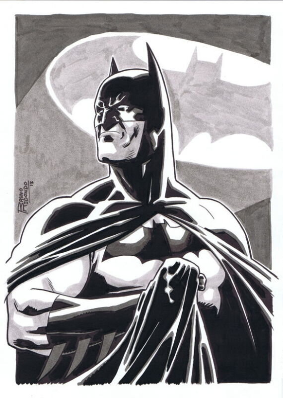 Bruno Redondo Fernandez, Bruno Redondo Batman - Illustration originale