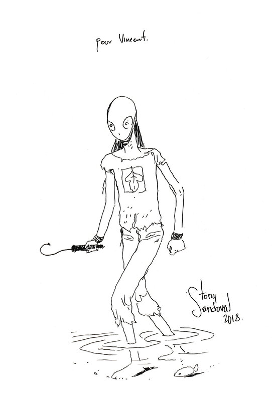 Nocturno par Tony Sandoval - Dédicace