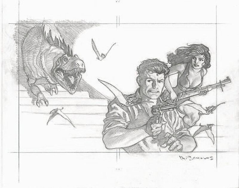 Mark Schultz, Various Drawings 5 Cover Prelim - Original Illustration