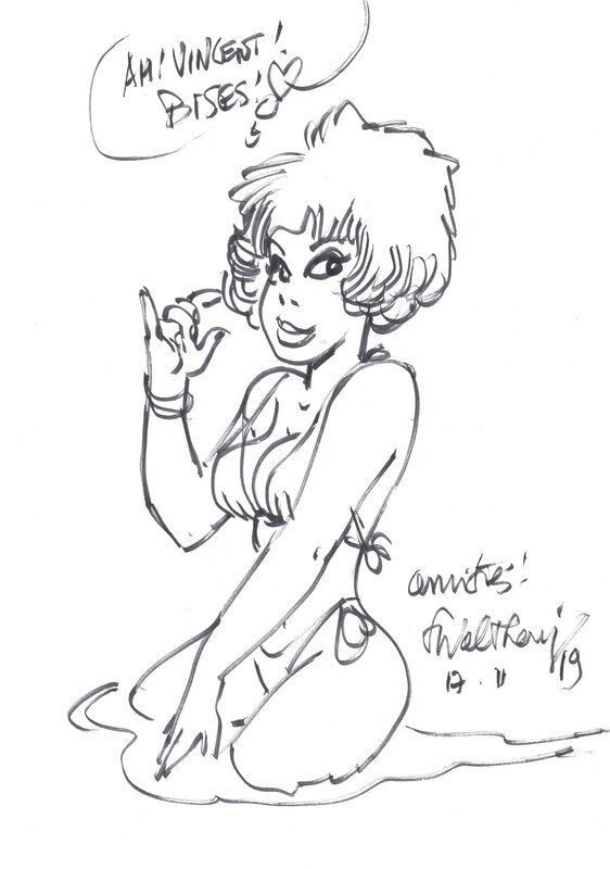 Natacha by François Walthéry - Sketch