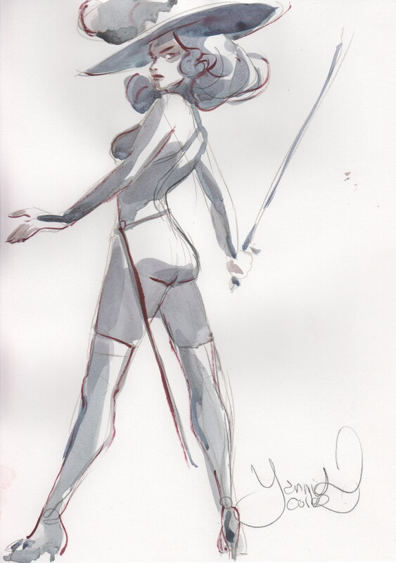 Yannick Corboz, Les rivières du Passé - Original Illustration