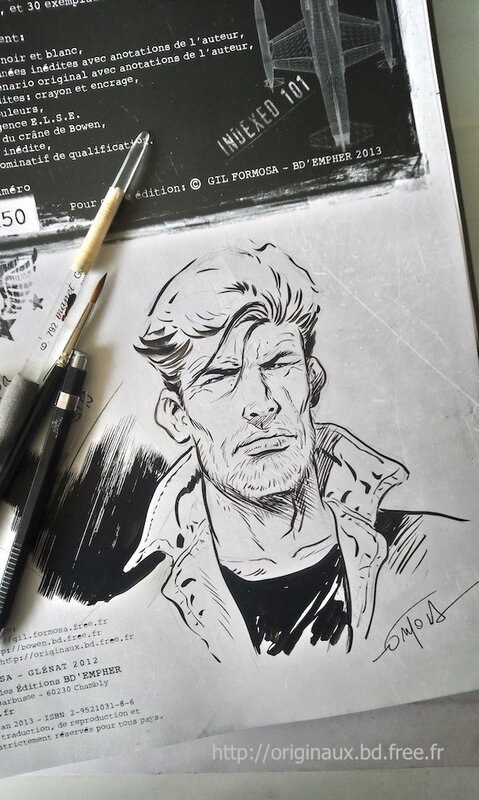 Gil Formosa, Bowen Dédicace sur Album Luxe - Dédicace