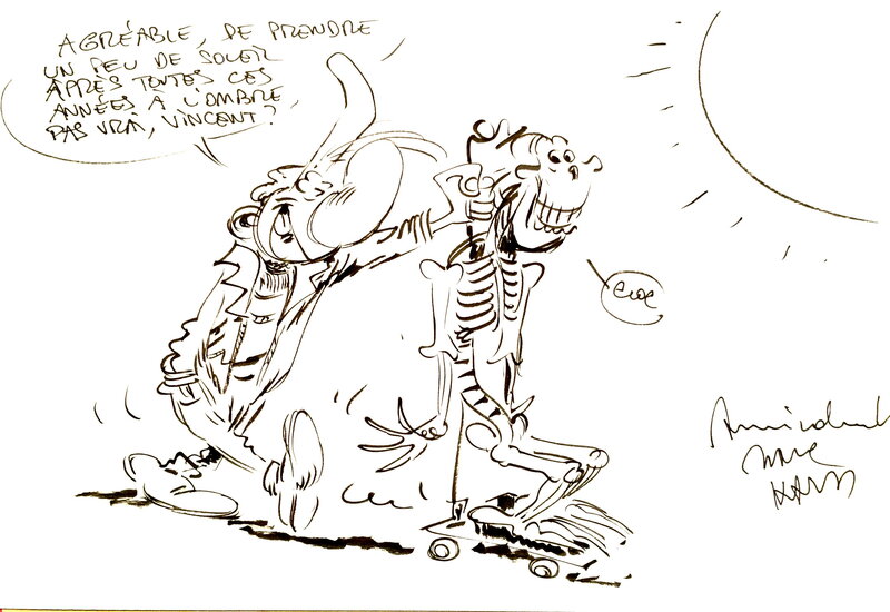 Pierre Tombal by Marc Hardy - Sketch