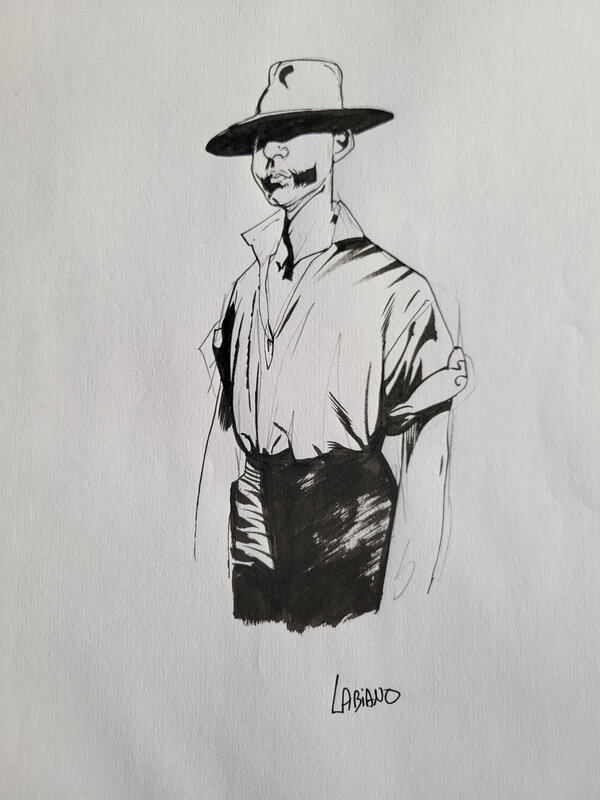 Au sud l’agonie par Hugues Labiano - Illustration originale