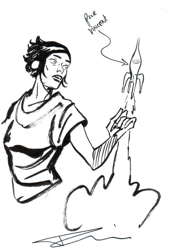 Pilules Bleues par Frederik Peeters - Dédicace