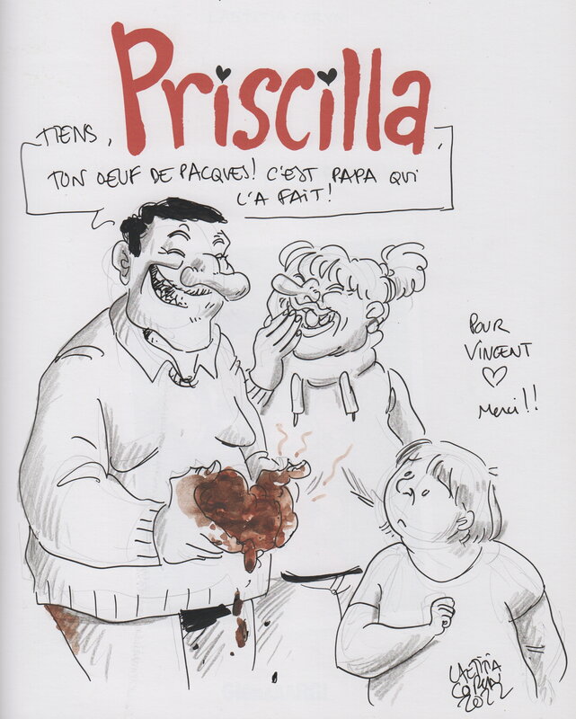 Priscilla par Laëtitia Coryn - Dédicace