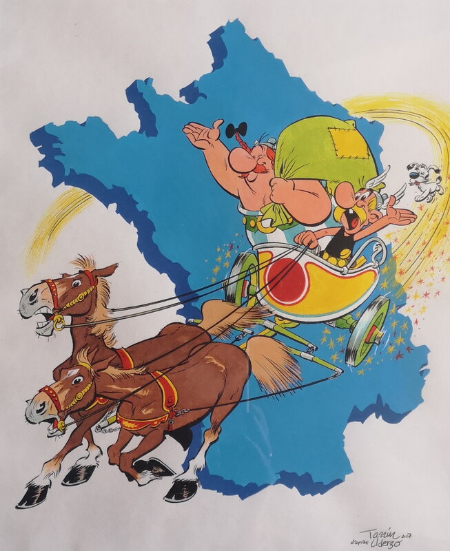 Asterix by Fabrice Tarrin - Original Illustration