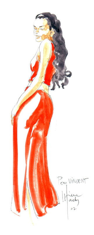 Poeme rouge by Pierre Wachs - Sketch