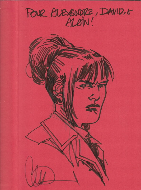 Charlie Adlard, Dédicace sur l'album Damn them all - Dédicace