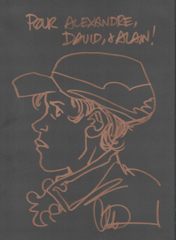 Charlie Adlard, Dédicace sur l'album l'Hérétique - Planche originale