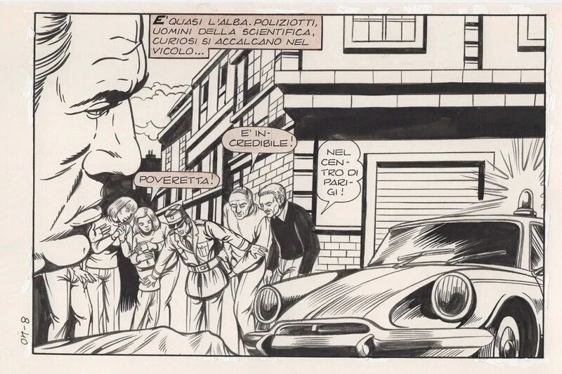 Roberto Corbella, Case du n°8 de Megaton : L'intraprendente (Ediperiodici) - Planche originale