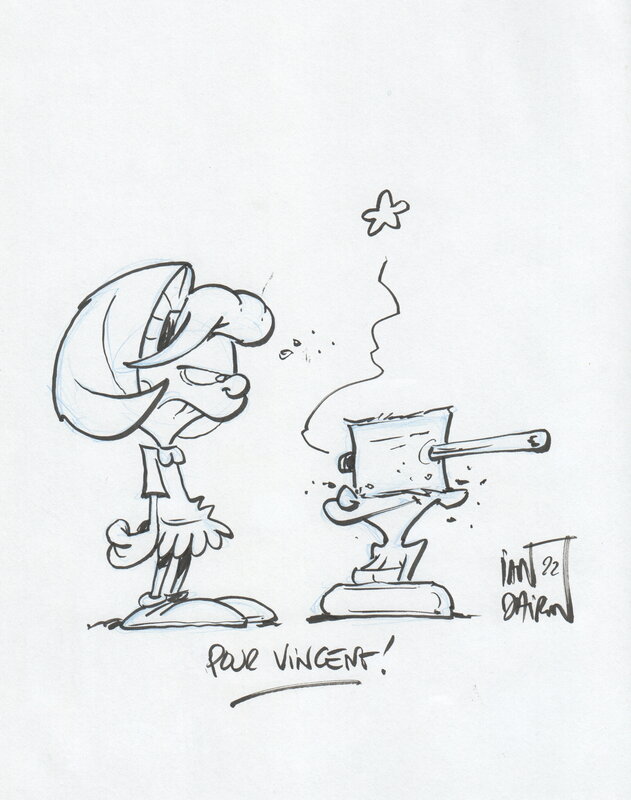 Kid Paddle by Ian Dairin - Sketch