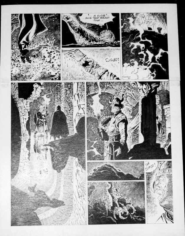 Sigurd par Hermann - Planche originale