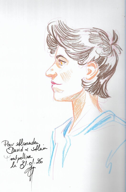 Gaëlle Hersent, Dédicace sur le tome 1 du Boiseleur - Dédicace